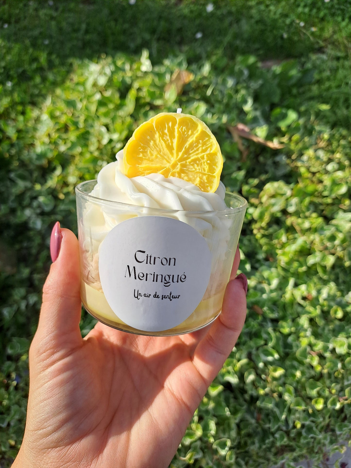 Bougie Citron meringué